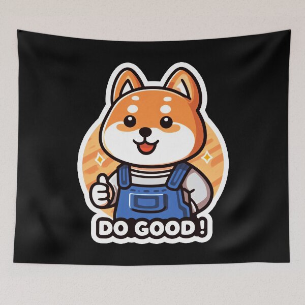 Item preview, DO GOOD Shiba Inu designed and sold by plushism.