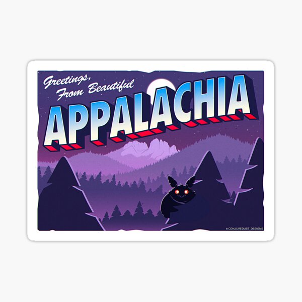 Item preview, Greetings, From Beautiful Appalachia - Print designed and sold by ConjureDust Designs.
