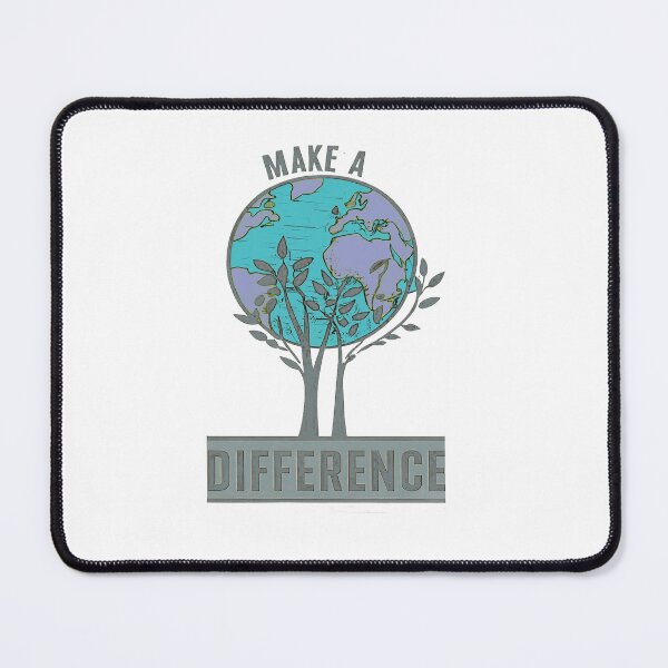 Item preview, Make a difference, a great gift for anyone who is trying to make a positive impact on the world. A conversation starter that can help to spread awareness about important causes. designed and sold by bubblylive.