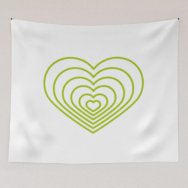 Item preview, Multi Green Heart Shape designed and sold by Jodie Andrews.
