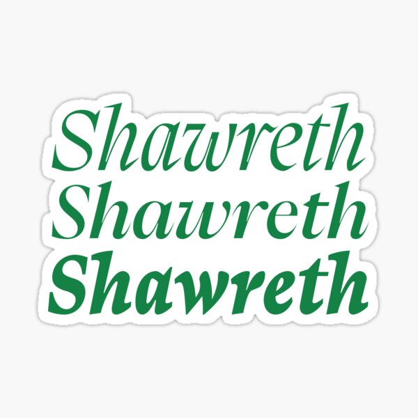 Item preview, Shawreth Men’s Club Green sticker three times designed and sold by Mason Kendall :D.