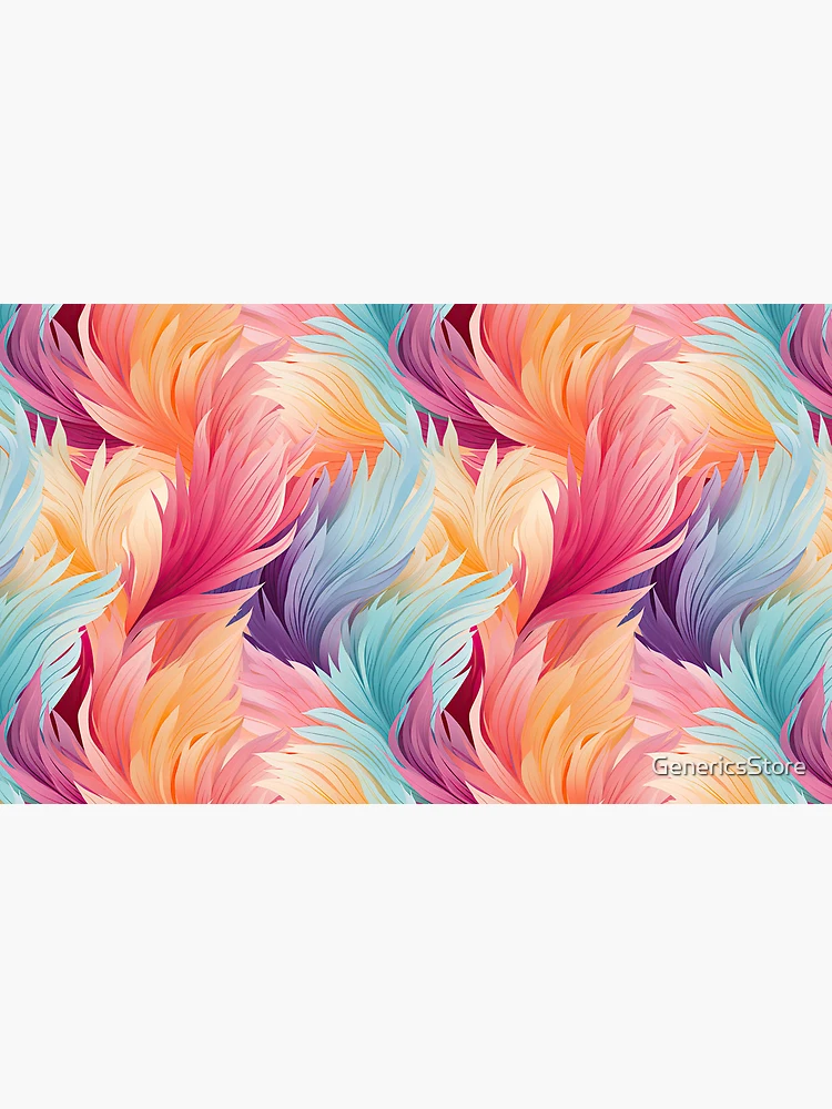 Thumbnail 4 of 4, Coffee Mug, Colorful Feathers Pattern designed and sold by GenericsStore.