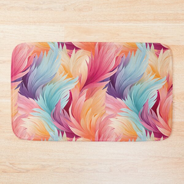 Item preview, Colorful Feathers Pattern designed and sold by GenericsStore.