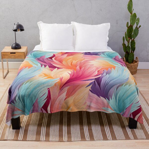 Item preview, Colorful Feathers Pattern designed and sold by GenericsStore.