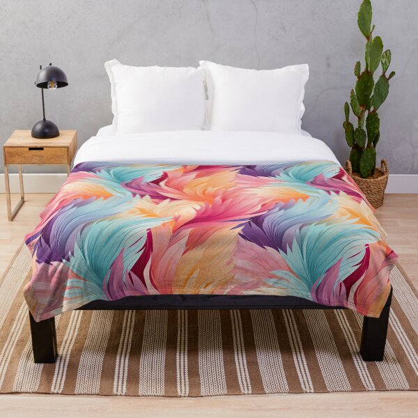 Item preview, Colorful Feathers Pattern designed and sold by GenericsStore.