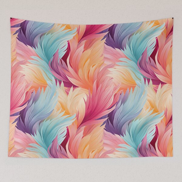 Item preview, Colorful Feathers Pattern designed and sold by GenericsStore.