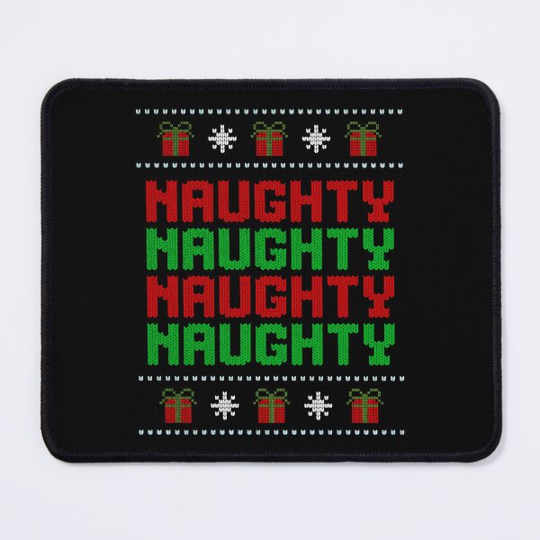 Item preview, Naughty Ugly Christmas Sweater Design designed and sold by MrsPayant.