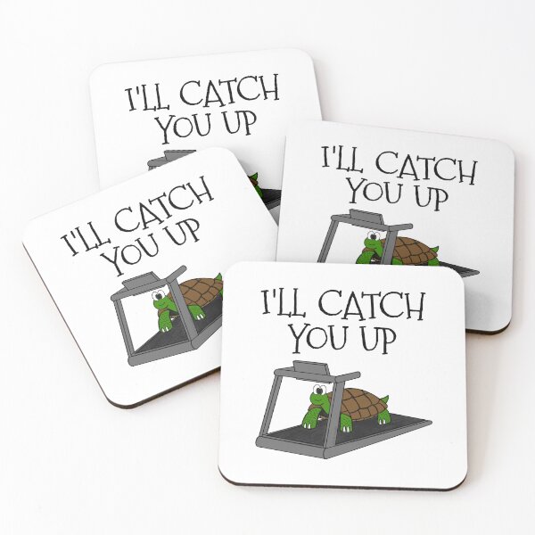 Item preview, Tortoise Treadmill, I'll Catch You Up, Gym Funny designed and sold by doodlerob.