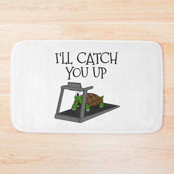 Item preview, Tortoise Treadmill, I'll Catch You Up, Gym Funny designed and sold by doodlerob.