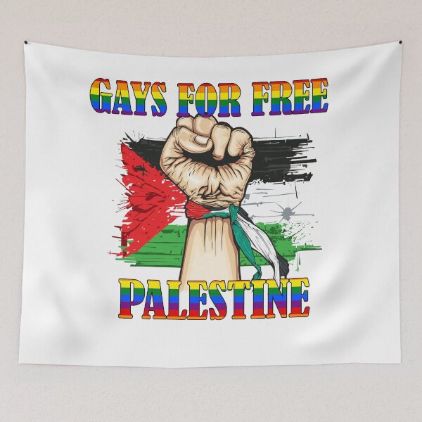 Artikelvorschau, Gays for FREE PALESTINE – Free Palestine – Unterstützen Sie Gleichberechtigung und Frieden in Palästina entworfen und verkauft von RuRebels.