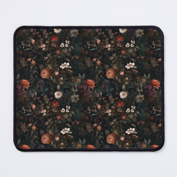 Item preview, Moody Floral Decor Dark Gothic Black Rose Rusty Orange designed and sold by AmandaArcane.