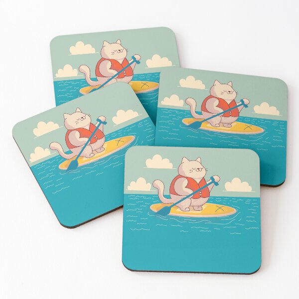 Item preview, SUP Stand Up Paddle board Cat  designed and sold by SusanaDesigns.