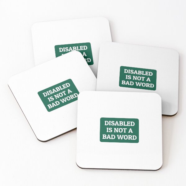 Item preview, Disabled Is Not A Bad Word  - disability pride designed and sold by Inspirationmotivation.