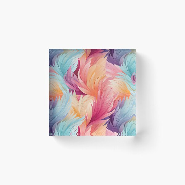 Item preview, Colorful Feathers Pattern designed and sold by GenericsStore.