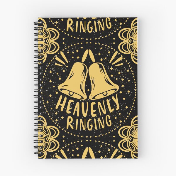 Item preview, Heavenly Ringing For Handbell Ringers Choir Black Background designed and sold by SubtleSplit.