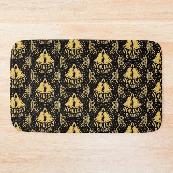 Item preview, Heavenly Ringing For Handbell Ringers Choir Black Background designed and sold by SubtleSplit.