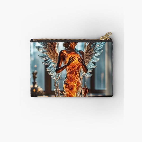 Item preview, Flaming Angel Vase designed and sold by BansheeTales.