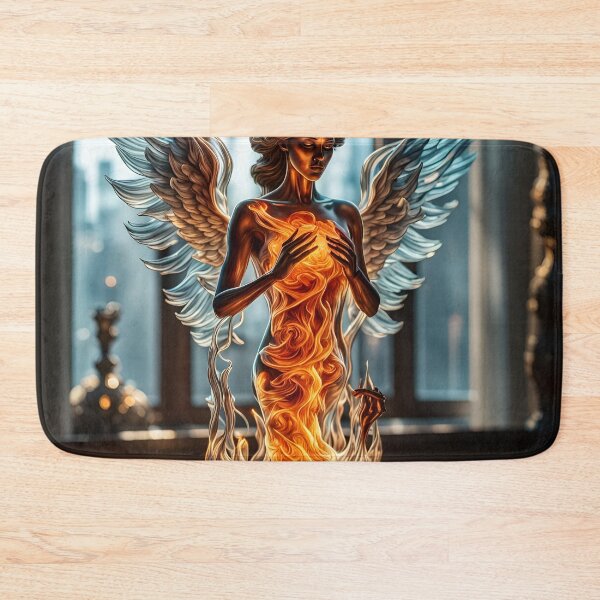 Item preview, Flaming Angel Vase designed and sold by BansheeTales.