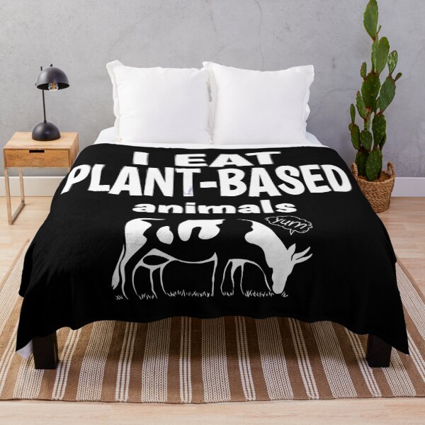Item preview, I EAT PLANT-BASED ANIMALS, Keto Carnivore Diet Joke, Not Vegan Graphic designed and sold by Made by Tamar.