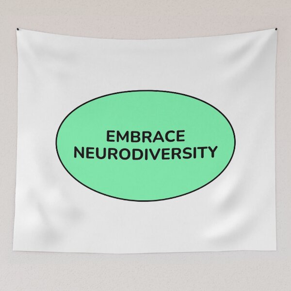 Item preview, Embrace Neurodiversity - Autistic Is Not A Bad Word designed and sold by Inspirationmotivation.