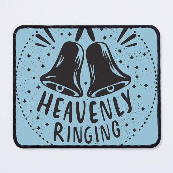 Item preview, Heavenly Ringing For Handbell Ringers Choir Light Blue Background designed and sold by SubtleSplit.
