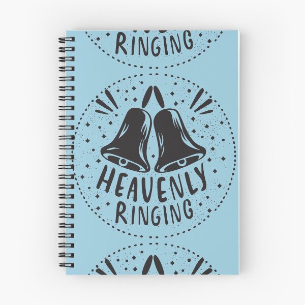 Item preview, Heavenly Ringing For Handbell Ringers Choir Light Blue Background designed and sold by SubtleSplit.