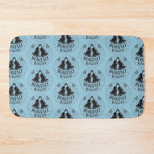 Item preview, Heavenly Ringing For Handbell Ringers Choir Light Blue Background designed and sold by SubtleSplit.