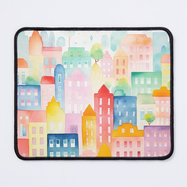 Item preview, Pastel Cityscape: Sweet Urban Charm designed and sold by LittleLuvies.