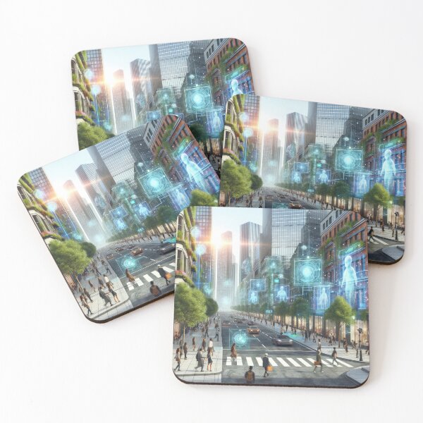 Item preview, A Future Vision of the Urban Harmony designed and sold by Newpixelland.