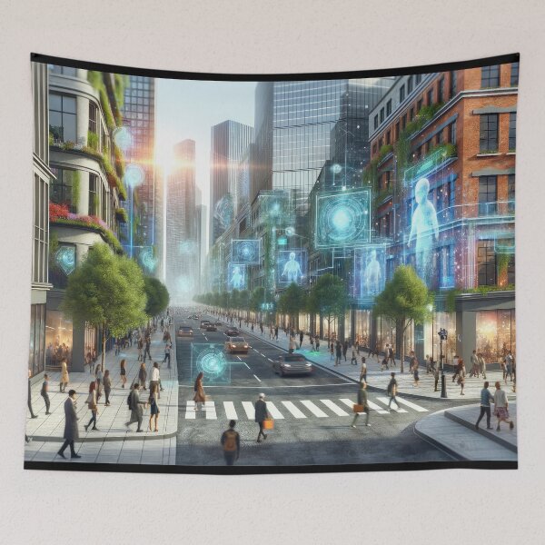 Item preview, A Future Vision of the Urban Harmony designed and sold by Newpixelland.