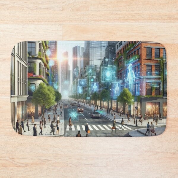 Item preview, A Future Vision of the Urban Harmony designed and sold by Newpixelland.
