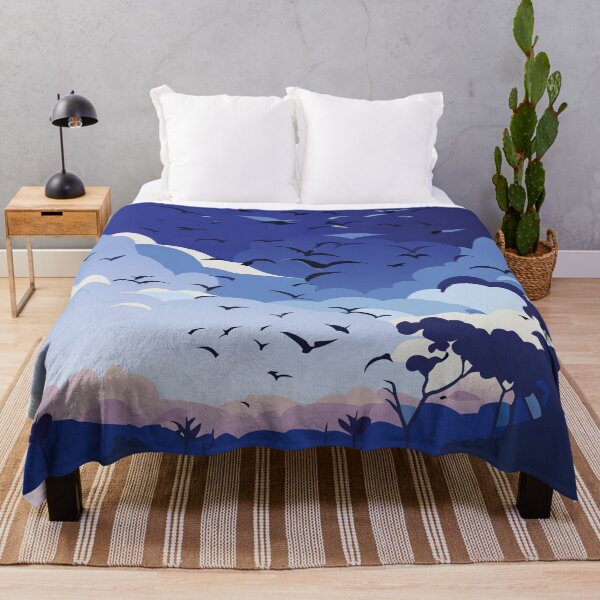 Item preview, Sky with birds - Figurative art designed and sold by therockstuff.