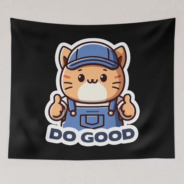 Item preview, DO GOOD Cat designed and sold by plushism.