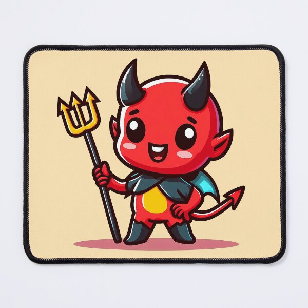 Item preview, Cute Little Hell Boy Devil designed and sold by Moodific.