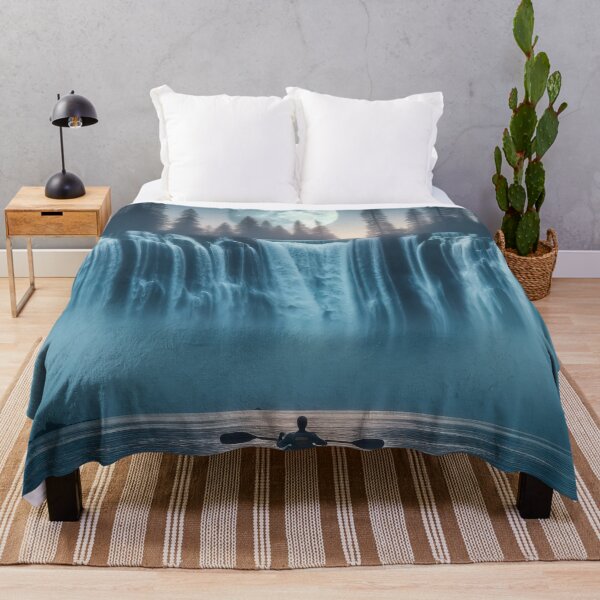 Item preview, Kayaker At The Waterfalls designed and sold by Mindful-Designs.