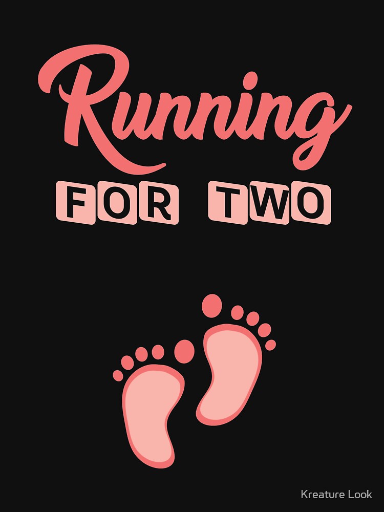 Running for two | gender reveal shirts | pregnant shirts | new mom gifts |  baby shower gift | baby announcement shirt | funny new dad gifts 