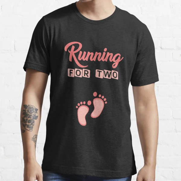 funny pregnant running shirts