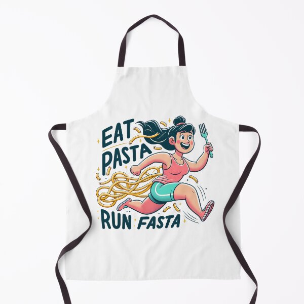 Item preview, Linguine Leap Fitness Tee - eat pasta run fasta designed and sold by Studio-Mind.