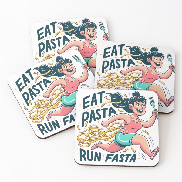 Item preview, Linguine Leap Fitness Tee - eat pasta run fasta designed and sold by Studio-Mind.