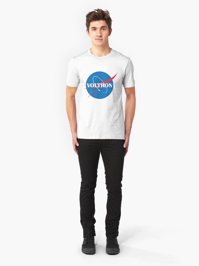 Alternative Ansicht von NASA (aber es ist voltron) Slim Fit T-Shirt