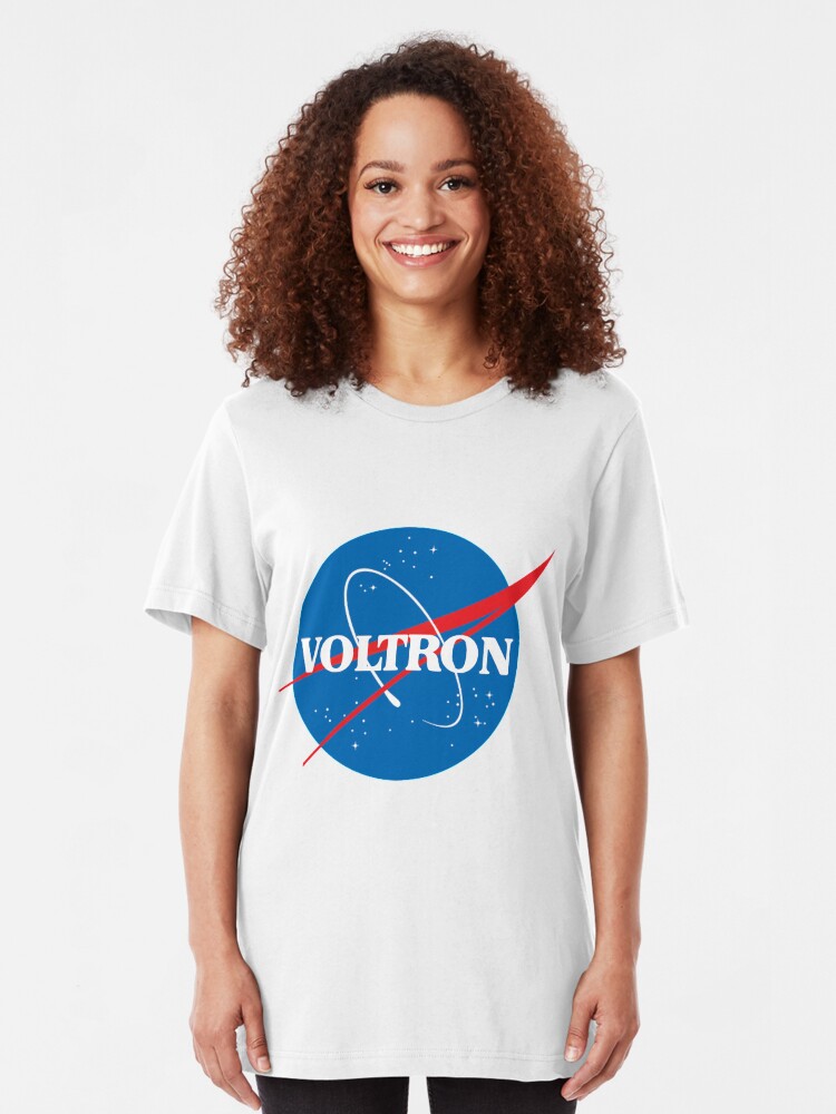 Alternative Ansicht von NASA (aber es ist voltron) Slim Fit T-Shirt