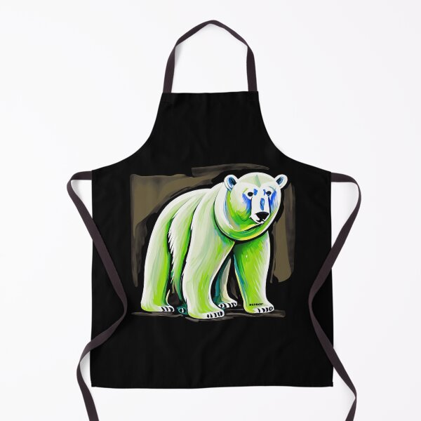 Item preview, Abstract Polar Bear with Green fur by dePace' designed and sold by mrpropcake.
