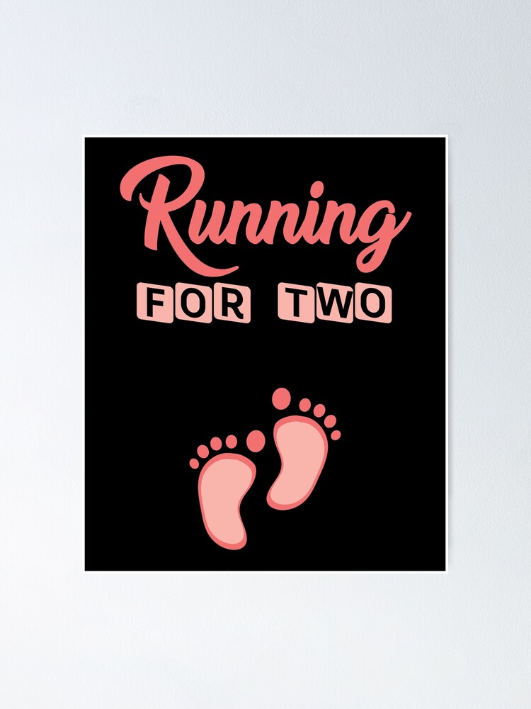 Running for two, gender reveal shirts, pregnant shirts, new mom gifts, baby shower gift, baby announcement shirt, funny new dad gifts