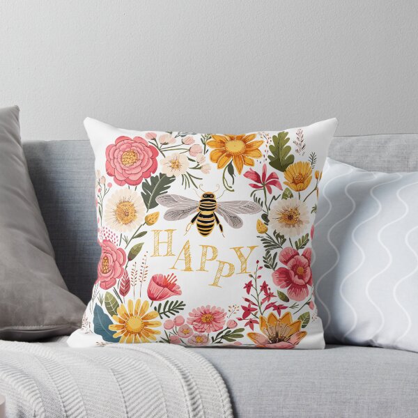 Item preview, Bee Happy designed and sold by GirlGlowGraphic.