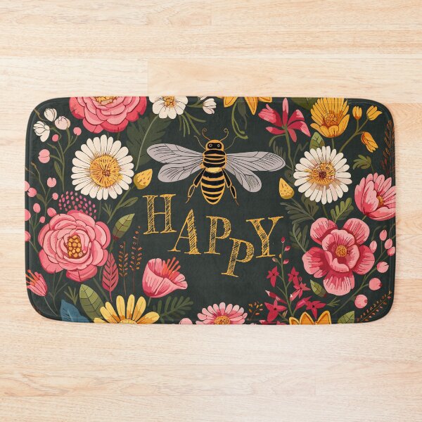 Item preview, Bee Happy designed and sold by GirlGlowGraphic.