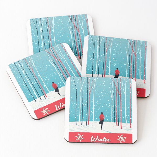 Item preview, Winter Walk In The Park designed and sold by Anniko Art Studio.