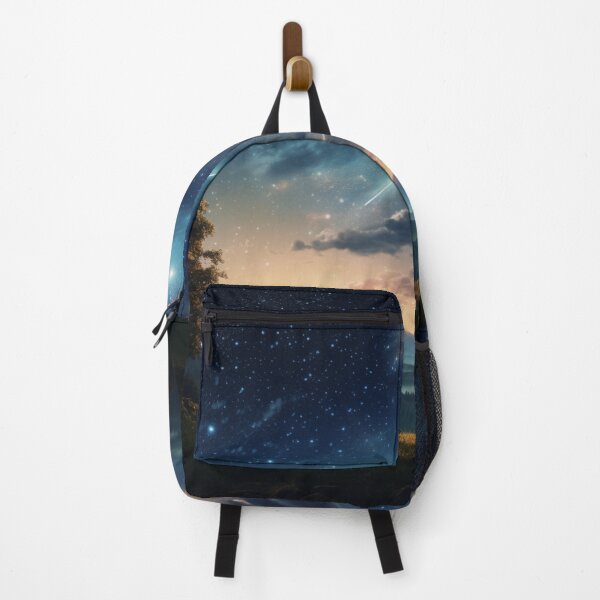 Item preview, Shooting star in the night sky designed and sold by mshepdog.