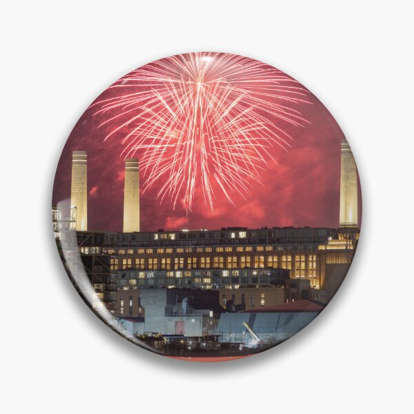 Item preview, London Fireworks 2023 Battersea Power Station Photo designed and sold by henrytangphotos.