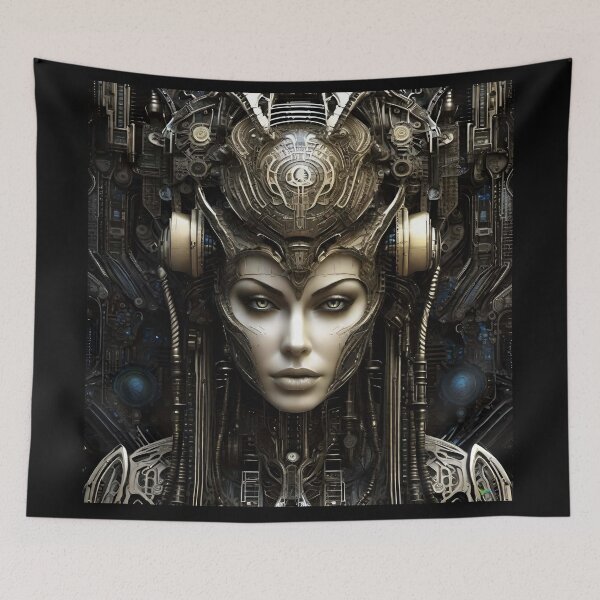 Item preview, Alien Cyborg Goddess  - Dark Fantasy Dreams 4 designed and sold by Benito Del Ray.