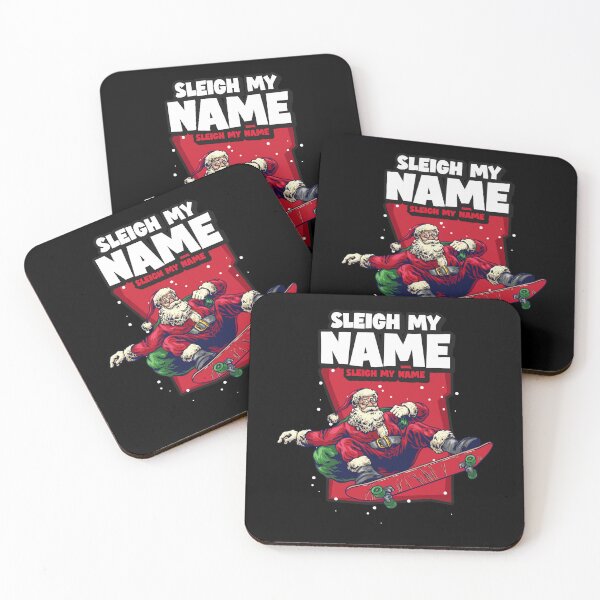 Item preview, Sleigh My Name! Skateboarding Santa Claus! designed and sold by HROC.